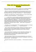  Title IX&sol;9 Answered Questions&sol;A&plus; Graded
