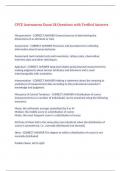  CPCE Assessment Exam 58 Questions with Verified Answers&comma;100&percnt; CORRECT