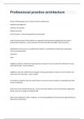 Professional practice Exam  2023 with 100&percnt; correct answers