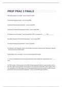 Professional practice Exam  2023 with 100&percnt; correct answers
