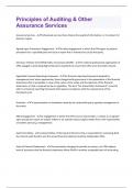 Principles of Auditing & Other Assurance Services bundled exams with complete solution