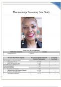 Pharmacology Reasoning Case Study; Susan Jones is a 42- year-old African-American female with a past medical history of diabetes mellitus type II.ALL ANSWERS 100% CORRECT SOLUTION AID GRADE A+