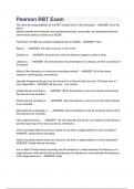 Pearson RBT ACTUAL EXAMS BUNDLED &period;&period;&period;2023&sol;2024 LATEST UPDATED VERSION&sol;  QUESTIONS &  ANSWERS   VERIFIED IN FULL  PACK&excl;&excl;&excl; ALL  FILES GRADED A&plus;