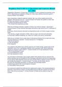 Prophecy PACU RN A v1 Questions and Answers &lpar;Rated A&plus;&rpar; 2023