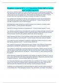 Prophecy General ICU A V3 Questions With 100&percnt; Correct and Verified Answers