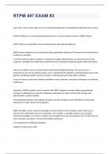 RTPM exam 2023 with 100&percnt;  correct answers