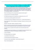 National Board for Health & Wellness Coaching NBHWC Practice Questions with COMPLETE SOLUTION
