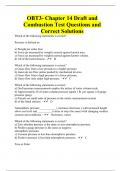 OBT3- Chapter 14 Draft and Combustion Test Questions and Correct Solutions