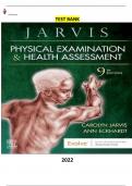 Test Bank for Physical Examination and Health Assessment 9th Edition by Carolyn Jarvis & Ann Eckhardt