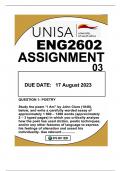 ENG2602 ASSIGNMENT 3 DUE 17 AUGUST 2023