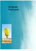 MNB1501 Exam pack.