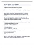 WGU C365 ALL TERMS&vert;UPDATED&VERIFIED&vert;100&percnt; SOLVED&vert;GUARANTEED SUCCESS