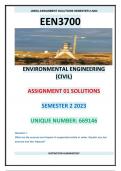 EEN3700 Assignment 01 Solutions Semester 2 2023