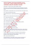 USPS 421 Window Clerk Exam with 100&percnt; Correct  Answers 2023 LATEST UPDATE QUESTION AND  ANSWERS ALREADY GRADED A GRADE