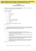 Solution Manual for Principles of Corporate Finance 14th Edition by Richard Brealey&comma; Stewart Myers&comma; Franklin Allen and Alex Edmans