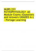 Portage Learning PATHOPHYS All Modules 2023 Combined for easy learning;100% Verified