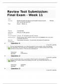 NURS 6512N-34 Week 11 Final Exam