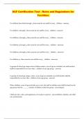 DCF Certification Test - Rules and Regulations for  Facilities