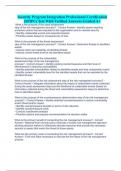 Security Program Integration Professional Certification &lpar;SPIPC&rpar; Test With Verified Answers Graded A&plus;