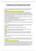 ATI FUNDAMENTALS PROCTORED EXAM QUESTIONS AND VERIFIED  ANSWERS&lpar;400 QUESTIONS AND ANSWERS&rpar; ALREADY GRADED A&plus;