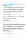 CBEST Reading QUESTIONS AND ANSWERS 2023