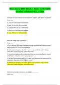 West Coast EMT Block 2 Exam-with 100&percnt; verified solutions-2023-2024