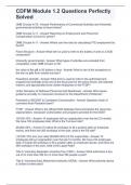 CDFM Module 1&period;2 Questions Perfectly Solved