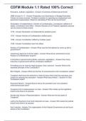 CDFM Module 1&period;1 Rated 100&percnt; Correct