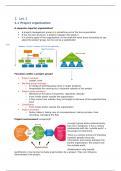 Samenvatting -  Introduction to Project Management - English