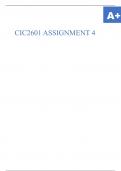CIC2601 ASSIGNMENT 4