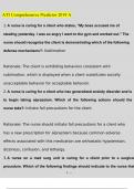 ATI RN Comprehensive Predictor 2019 Form A QUESTIONS & ANSWERS