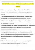 WGU C836 Pre-assessment 2023 Questions and Answers &lpar;Verified Answers&rpar;