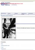 ILC87 - Report V&lpar;1&rpar; Maternity protection at work&period;