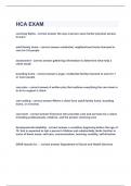 HCA EXAM&vert;UPDATED&VERIFIED&vert;100&percnt; SOLVED&vert;GUARANTEED SUCCESS