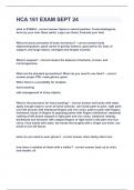 HCA 161 EXAM SEPT 24&vert;UPDATED&VERIFIED&vert;100&percnt; SOLVED&vert;GUARANTEED SUCCESS