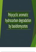 Polycyclic aromatic hydrocarbons degradation by basidiomycetes