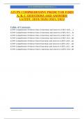 ATI PN COMPREHENSIVE PREDICTOR FORM A&comma; B&comma; C &vert;QUESTIONS AND ANSWERS&vert; LATEST&comma; 2019&sol;2020&sol;2021&sol;2022