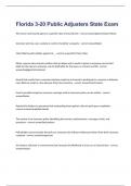 Florida exam 2023 with 100&percnt; correct answers