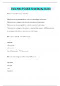 Palo Alto PCCET Test Study Guide &vert; 2023 &vert; 150 Questions with 100&percnt; Correct Answers &vert; Updated & Verified &vert; 56 Pages