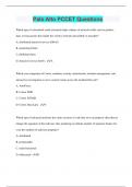 Palo Alto PCCET Questions &vert; 2023 &vert; 370 Questions with 100&percnt; Correct Answers &vert; Updated & Verified &vert; 105 Pages