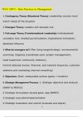 WGU D073 - Best Practices in Management Exam 2023 Questions and Answers &lpar;Verified Answers&rpar;