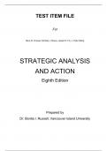2024 Exam Success with the [Strategic Analysis and Action,Crossan,8e] Test Bank