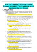 NUR 224 - Southern Technical College&comma; Brandon - HESI EXIT RN EXAM BANK V1-V7 > Latest > A&plus; Graded&period;