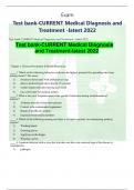 Test bank-CURRENT Medical Diagnosis and Treatment -latest 2022 Test bank-CURRENT Medical Diagnosis and Treatment -latest 2022 Test bank-CURRENT Medical Diagnosis and Treatment-latest 2022