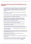 Pathology Exams &vert;&vert; Funeral Pathology Exams &vert;&vert; Pathology for Funeral Directing  Exams&vert;&vert; Pathology for Funeral Service Exams &lbrace;Bundle Compilation&rcub;