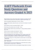 AAET Flashcards Exam  Study Questions and  Answers Graded A 2023
