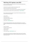 Med Surg ATI Capstone exam 2023