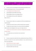NURS 339 VERSION 1 PREDICTOR  EXAM QUESTIONS WITH ANSWERS GRADED A+ SUCCESS GUARANTEED