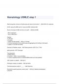 Hematology USMLE step 1 QUESTIONS & ANSWERS 2023 ( A+ GRADED  100% VERIFIED)
