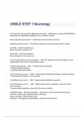 USMLE STEP 1 Neurology Questions & Answers 2023 ( A+ GRADED 100% VERIFIED)